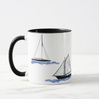 sailboat coffee cup mug