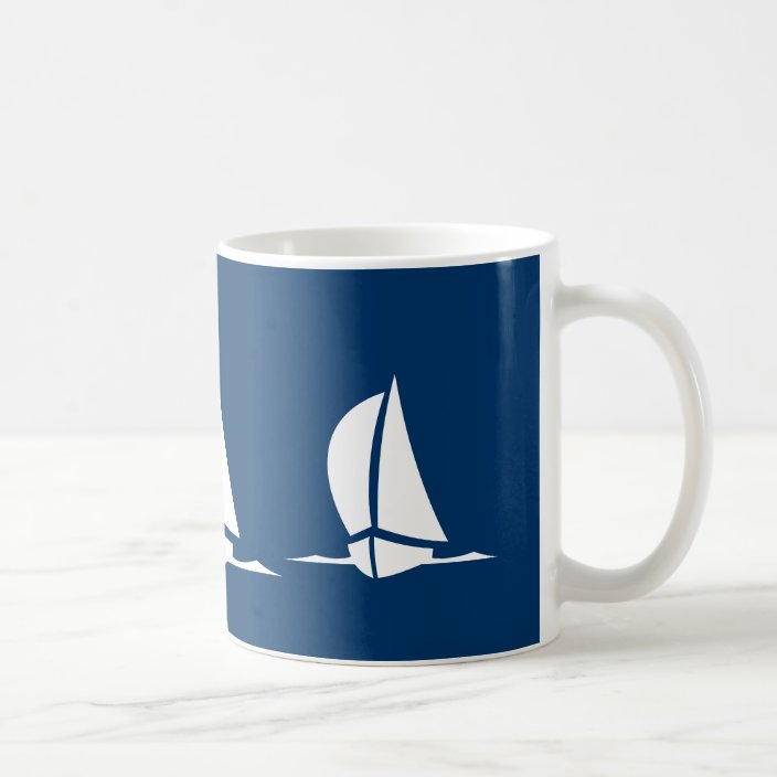 Sailboat coffee mug