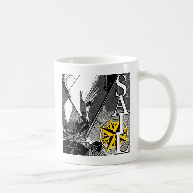 SAILBOAT COFFEE MUG (Right)