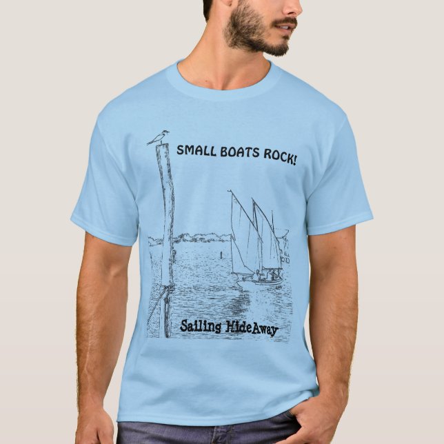 Sailboat Crew Tee Shirt (Front)