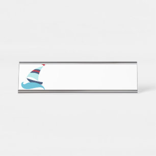 Sailboat Desk Name Plate