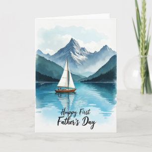Sailboat First Fathers Day Card