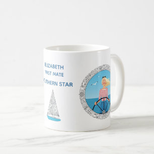 Sailboat First Mate Coffee Mug