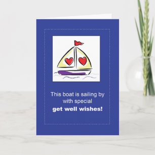 Sailboat Get Well after Surgery Card