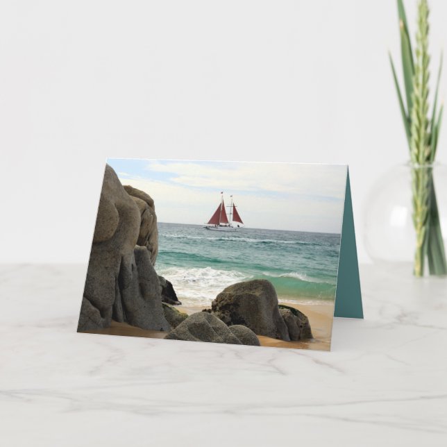 Sailboat Greeting Card (Front)