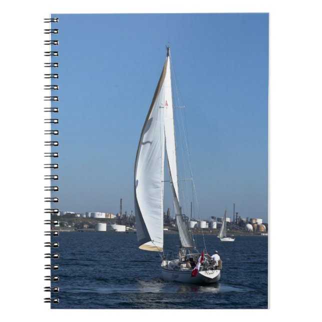 Sailboat In Halifax, NS Notebook (Front)