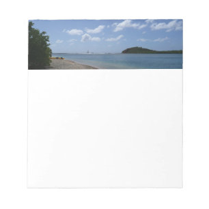 Sailboat in the Distance at St. Thomas Notepad