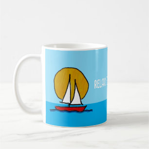 Sailboat in the Sun Relax & Revitalise Coffee Mug