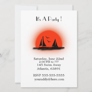 Sailboat Invitation