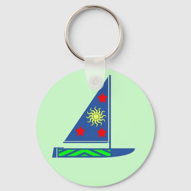 Sailboat Keychain (Front)