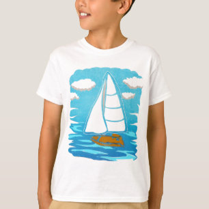 Sailboat Kids' Hanes Tagless ComfortSoft® T-Shirt