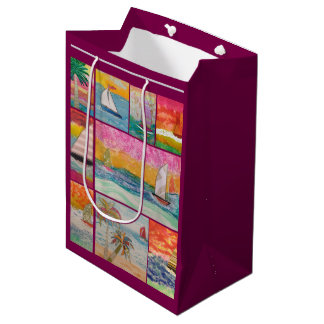 Sailboat  medium gift bag