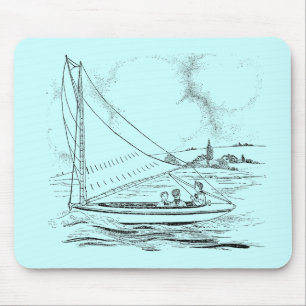 Sailboat Mouse Pad