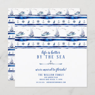 Sailboat Moving Announcement