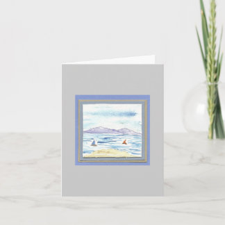 Sailboat note card