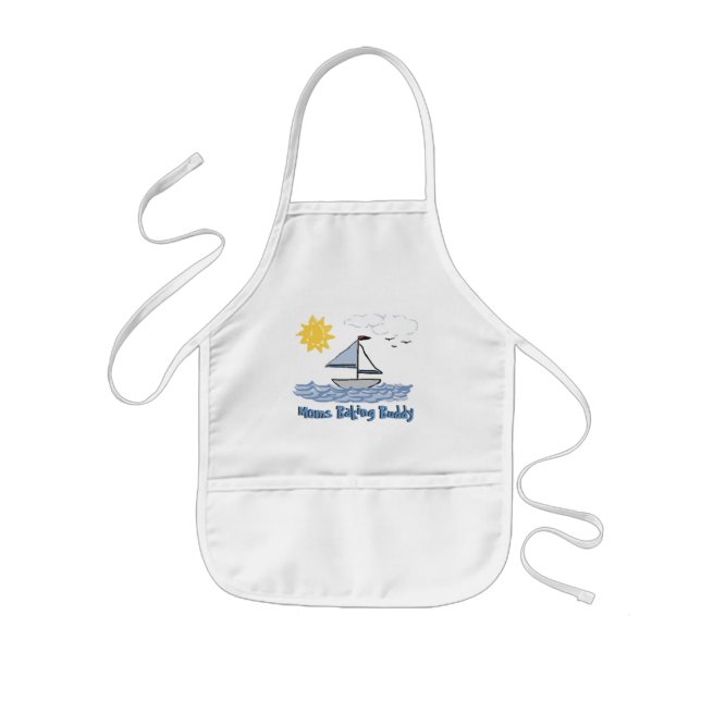 Sailboat O Baking Buddy Kids Apron (Front)