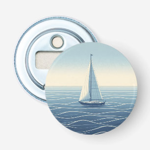 Sailboat on the high seas bottle opener