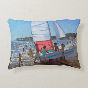 Sailboat Palais Sur Mer 2008 Decorative Cushion