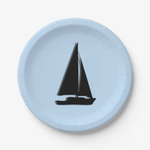 Sailboat Paper Plate
