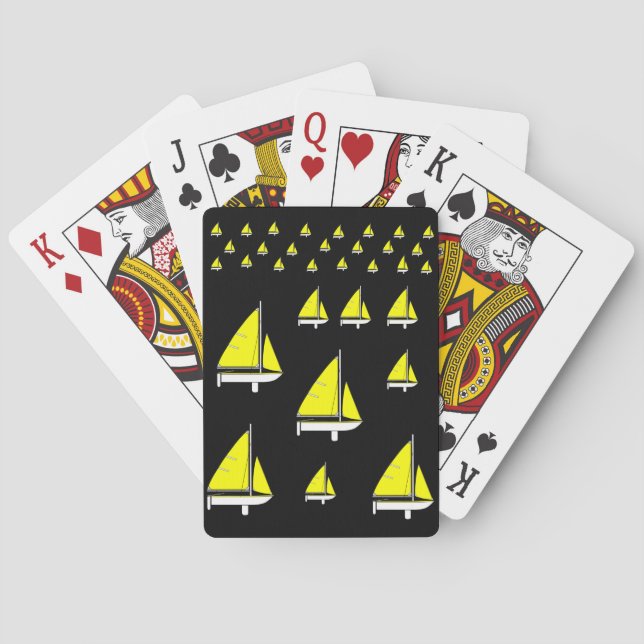 Sailboat Playing Card Deck (Back)