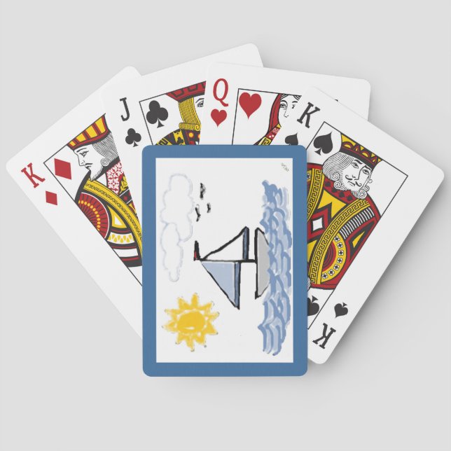 Sailboat Playing Cards (Back)