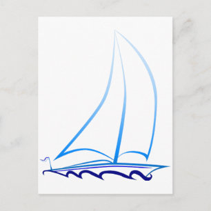 Sailboat Postcard