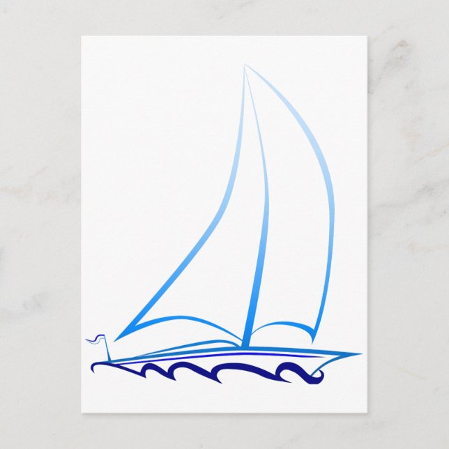 Sailboat Postcard (Front)