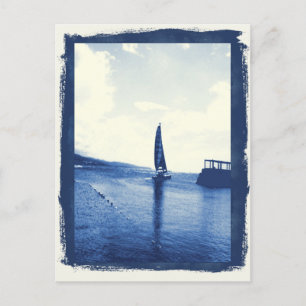 sailboat postcard