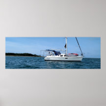 Sailboat poster for home or office