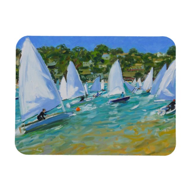 Sailboat Race Magnet (Horizontal)