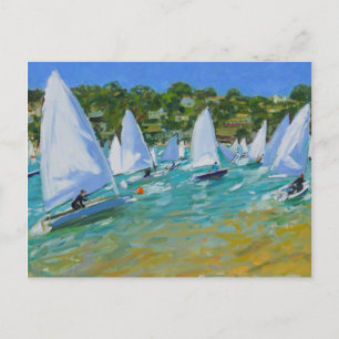 Sailboat Race Postcard
