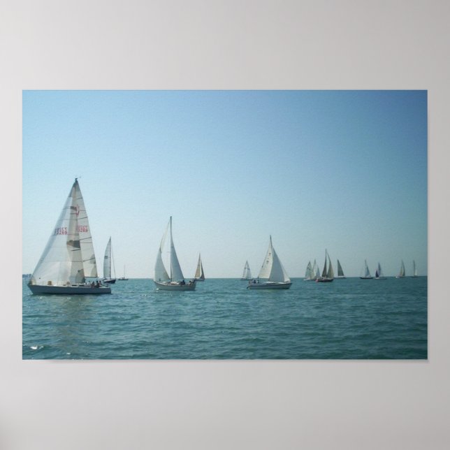 Sailboat race poster (Front)