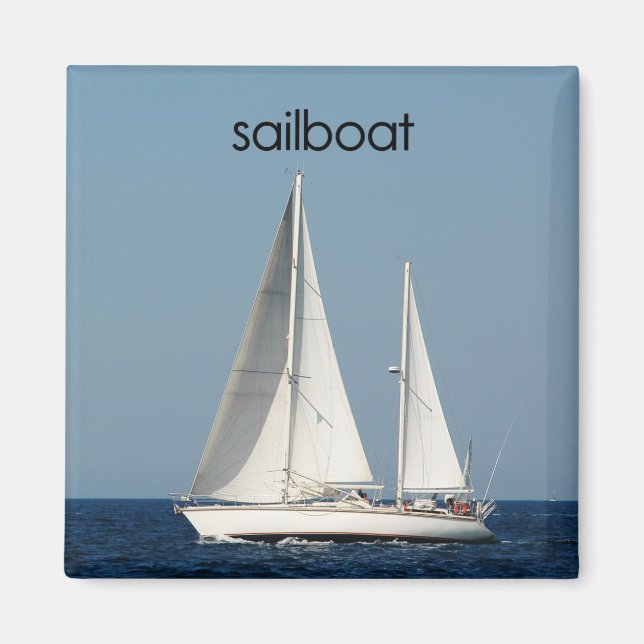 Sailboat Refrigerator Magnet (Front)