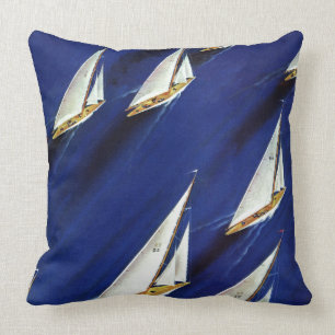 Sailboat Regatta by Ski Weld Cushion