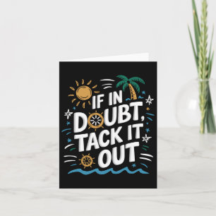 Sailboat Sailing Quote For Sailor Boat Boating Card