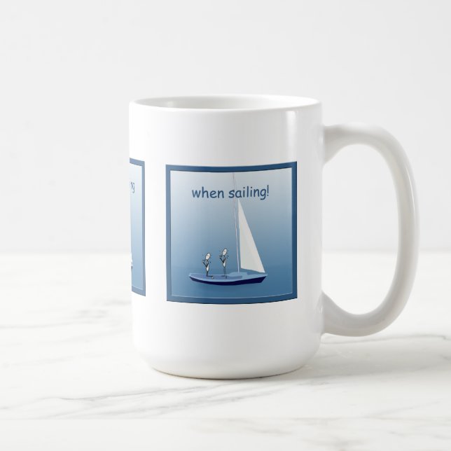Sailboat Sailing Sailors Prayers Funny Mug (Right)