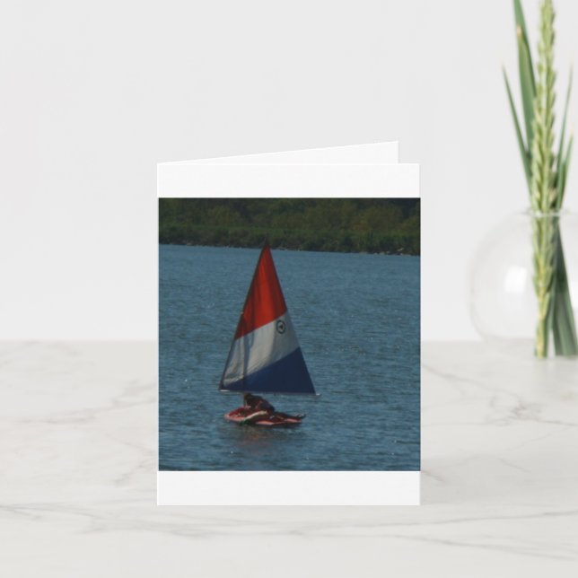 Sailboat, Set Your Sails Card (Front)