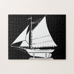 sailboat silhouette jigsaw puzzle