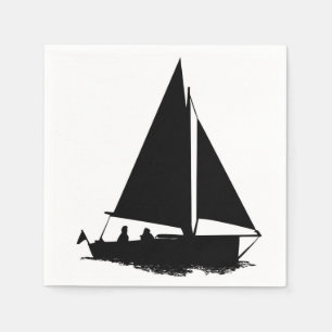 Sailboat Silhouette Napkin