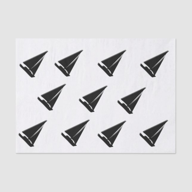 Sailboat Sport Theme Tissue Paper (Front)