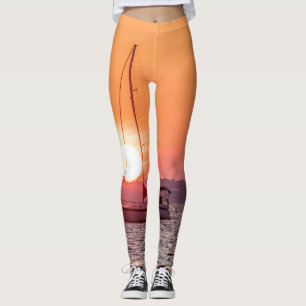 Sailboat Sunrise Leggings