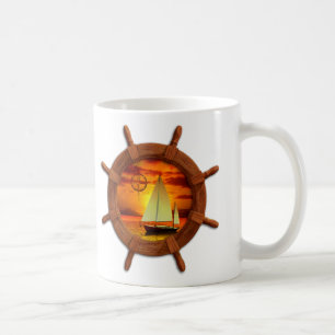 Sailboat Sunset Coffee Mug