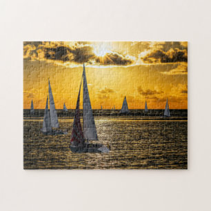 Sailboat sunset  jigsaw puzzle