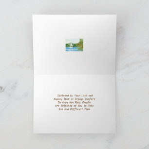 Sailboat Sympathy Card