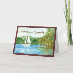 Sailboat Sympathy Card