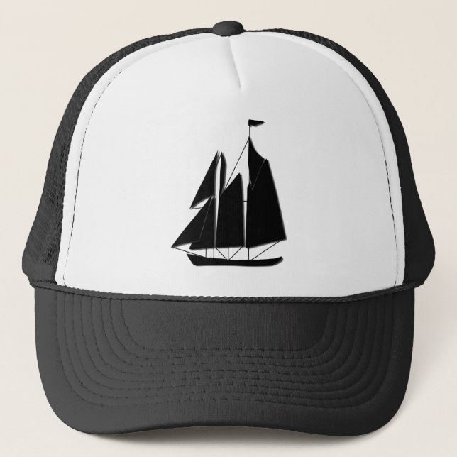 Sailboat Trucker Hat (Front)