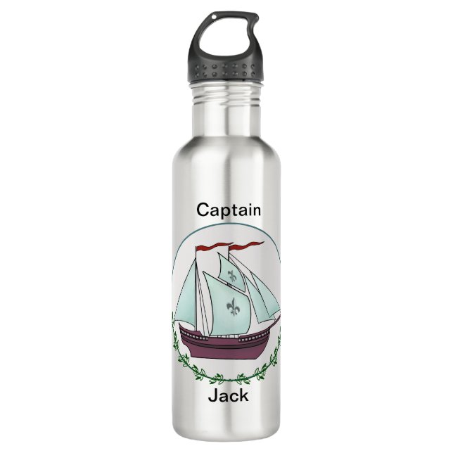 Sailboat Water Bottle (Front)