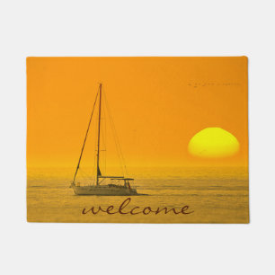 Sailboat Welcome Mat