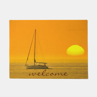 Sailboat Welcome Mat