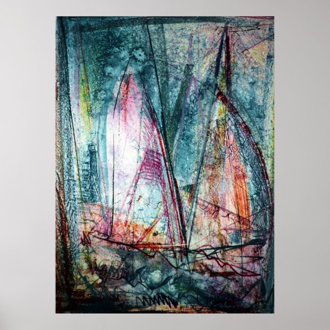 Sailboats 5 poster (Front)